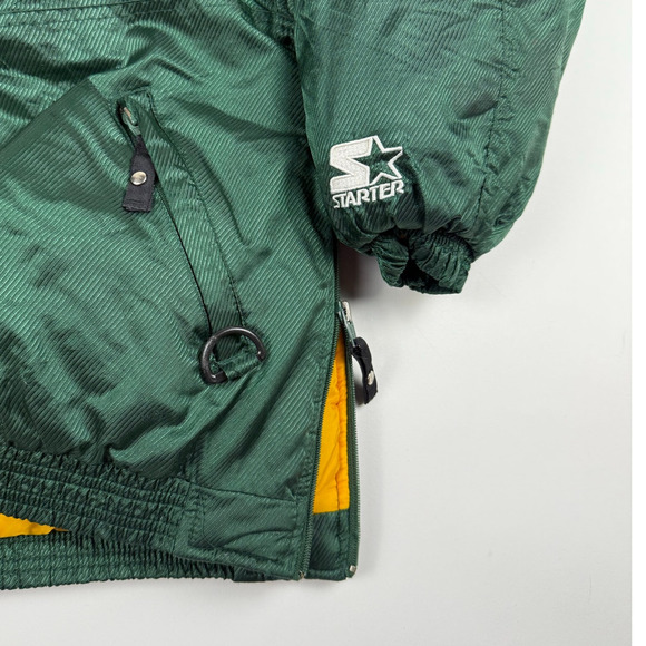 Vintage Green Bay Packers NFL Pro Line Starter Hooded Jacket Size Youth Large - Picture 5 of 11
